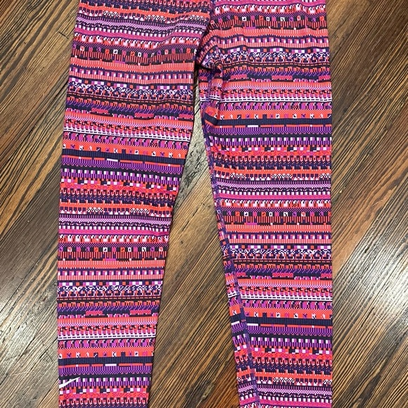 Nike Pro Dri Fit Hyperwarm 8 Bit Geometric Women’s Legging Sz L Rn#56323 - Picture 3 of 7
